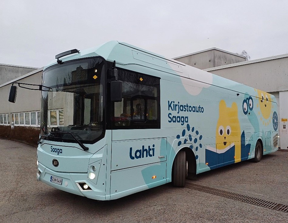 Kirjastoauto Saaga poissa käytöstä teknisten ongelmien vuoksi